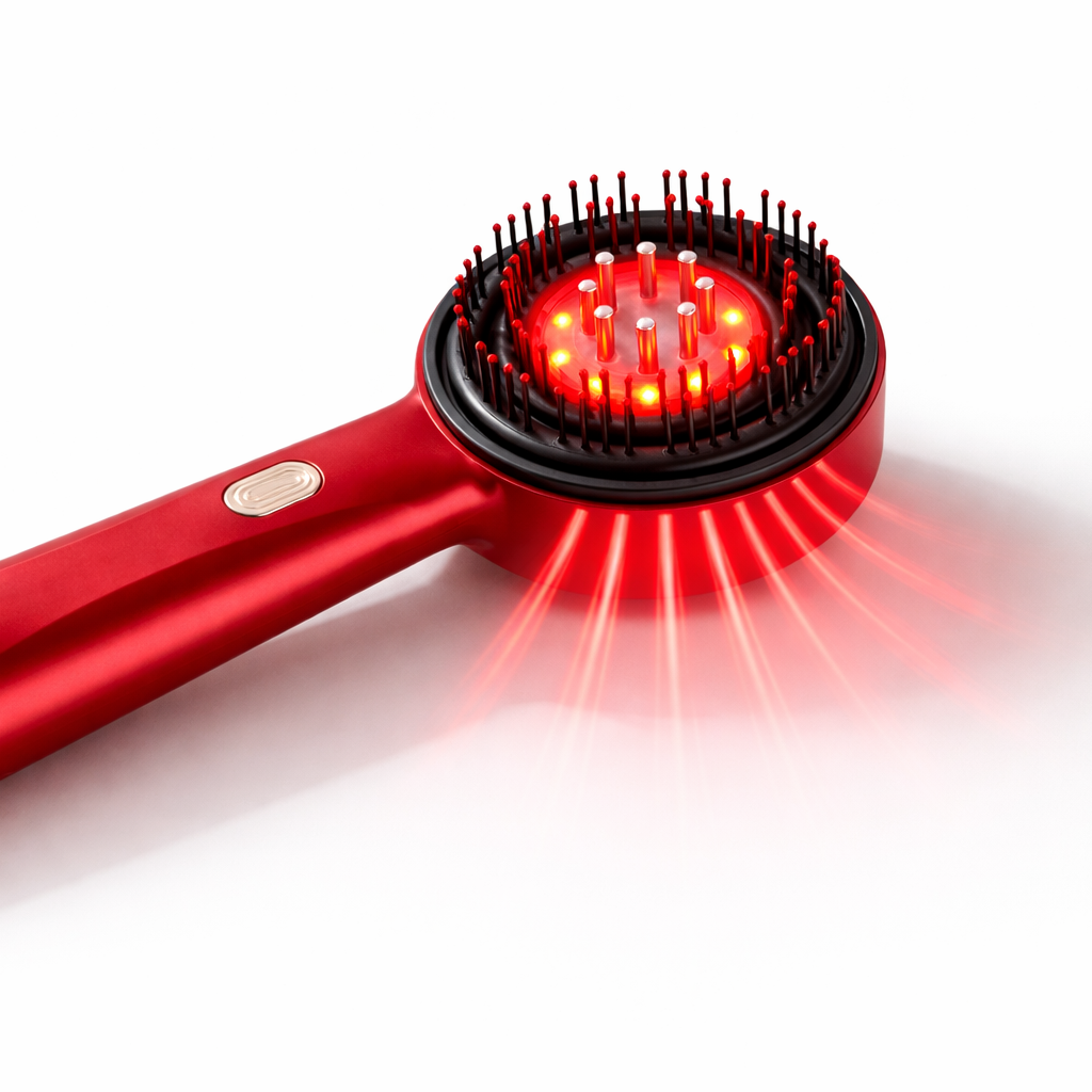 Red Light Electric Microcurrent Scalp Massage Comb