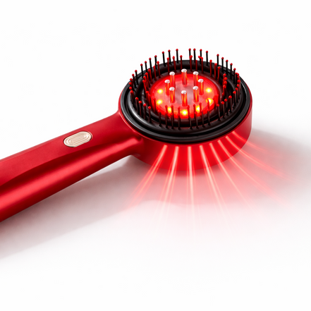 Red Light Electric Microcurrent Scalp Massage Comb