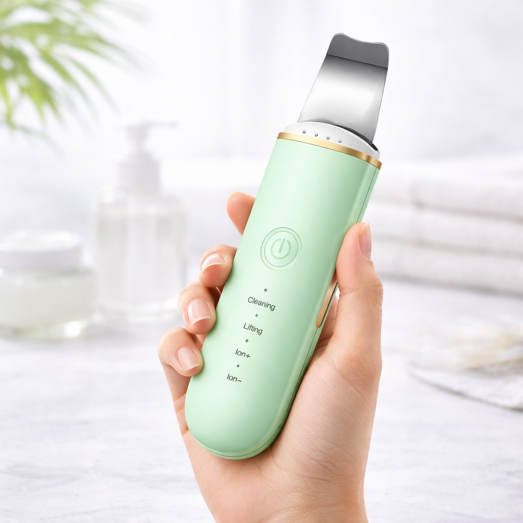 Ultrasonic Skin Scrubber Facial Lifting Device