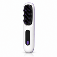 Cordless Hair Straightener Brush Rechargeable USB Ceramic Heating