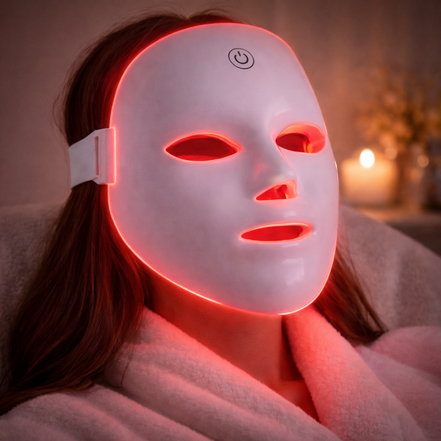 7 Colour Red Light Therapy LED Face Mask
