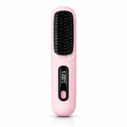 Cordless Hair Straightener Brush Rechargeable USB Ceramic Heating